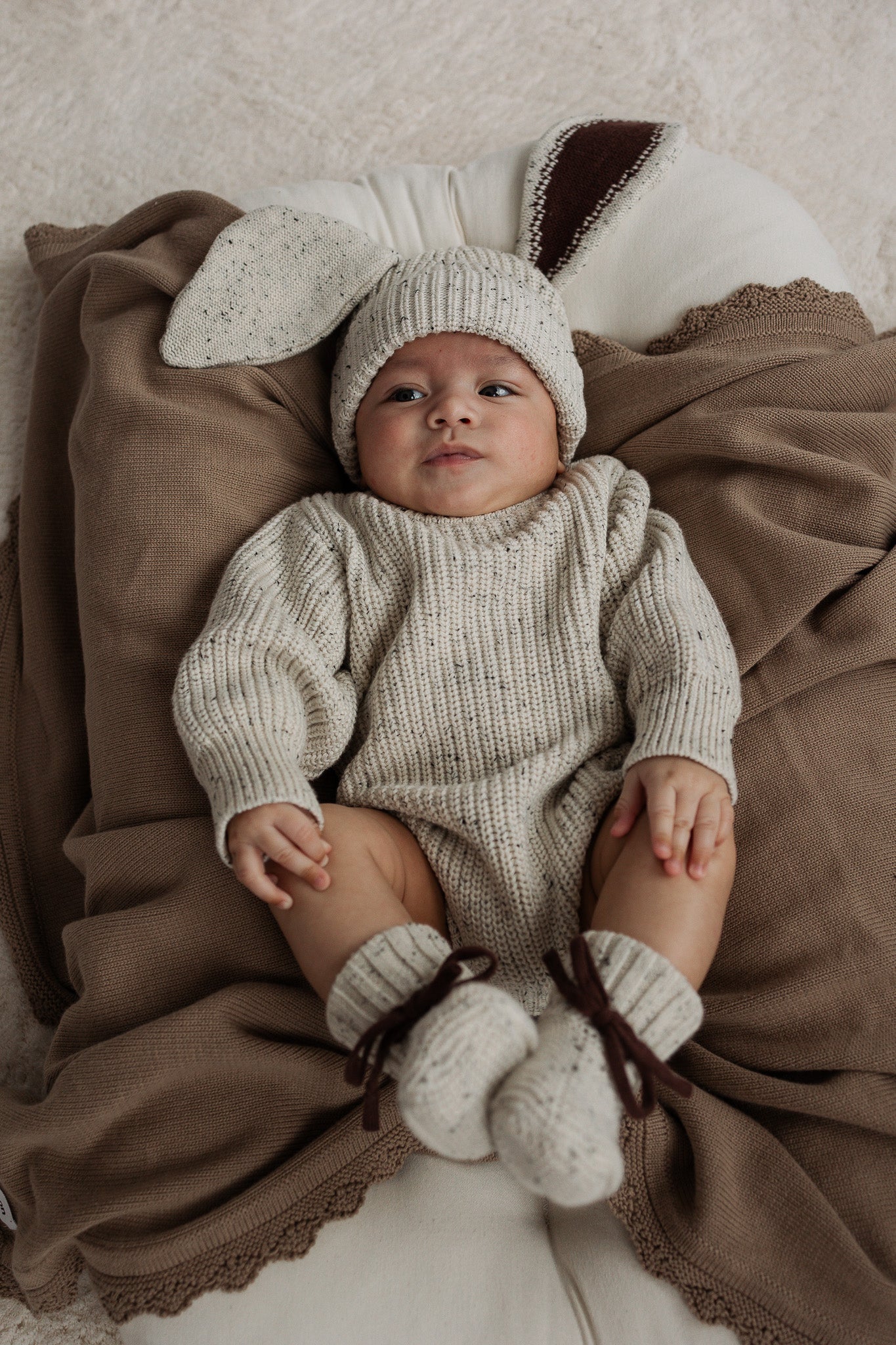 Easter Romper | Pebble Fleck