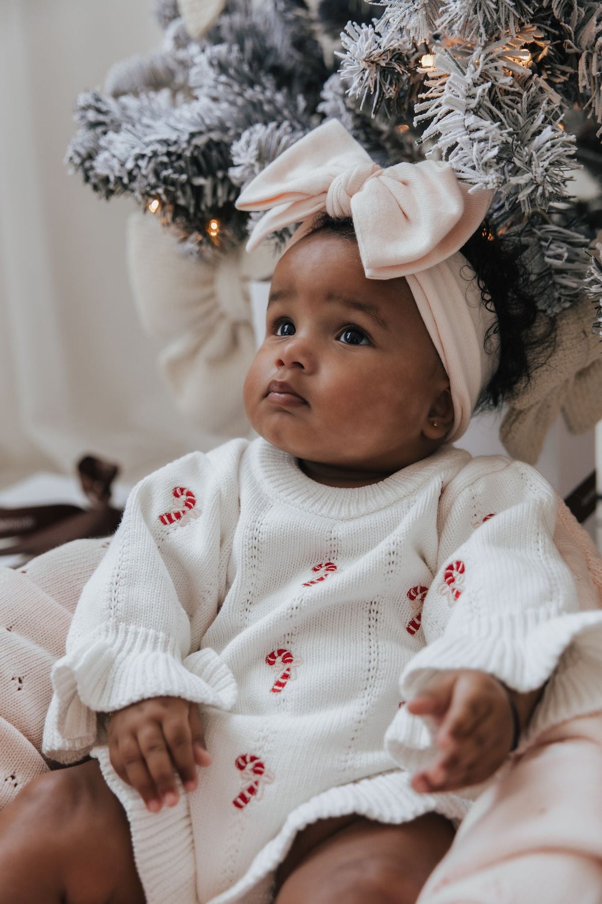 Romper Lily | Candy Cane Print