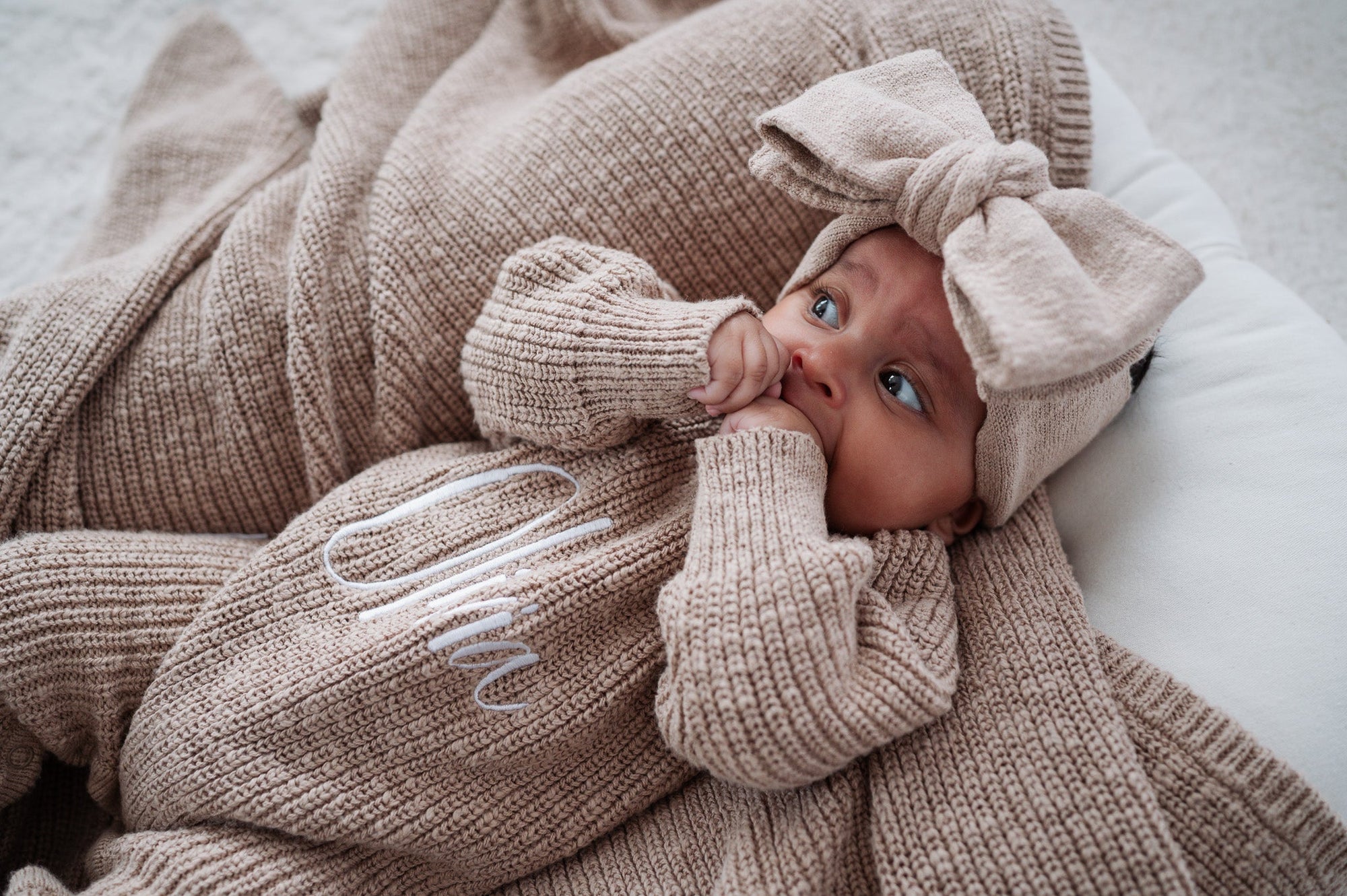 Haarband Chloé l Teddy Brown