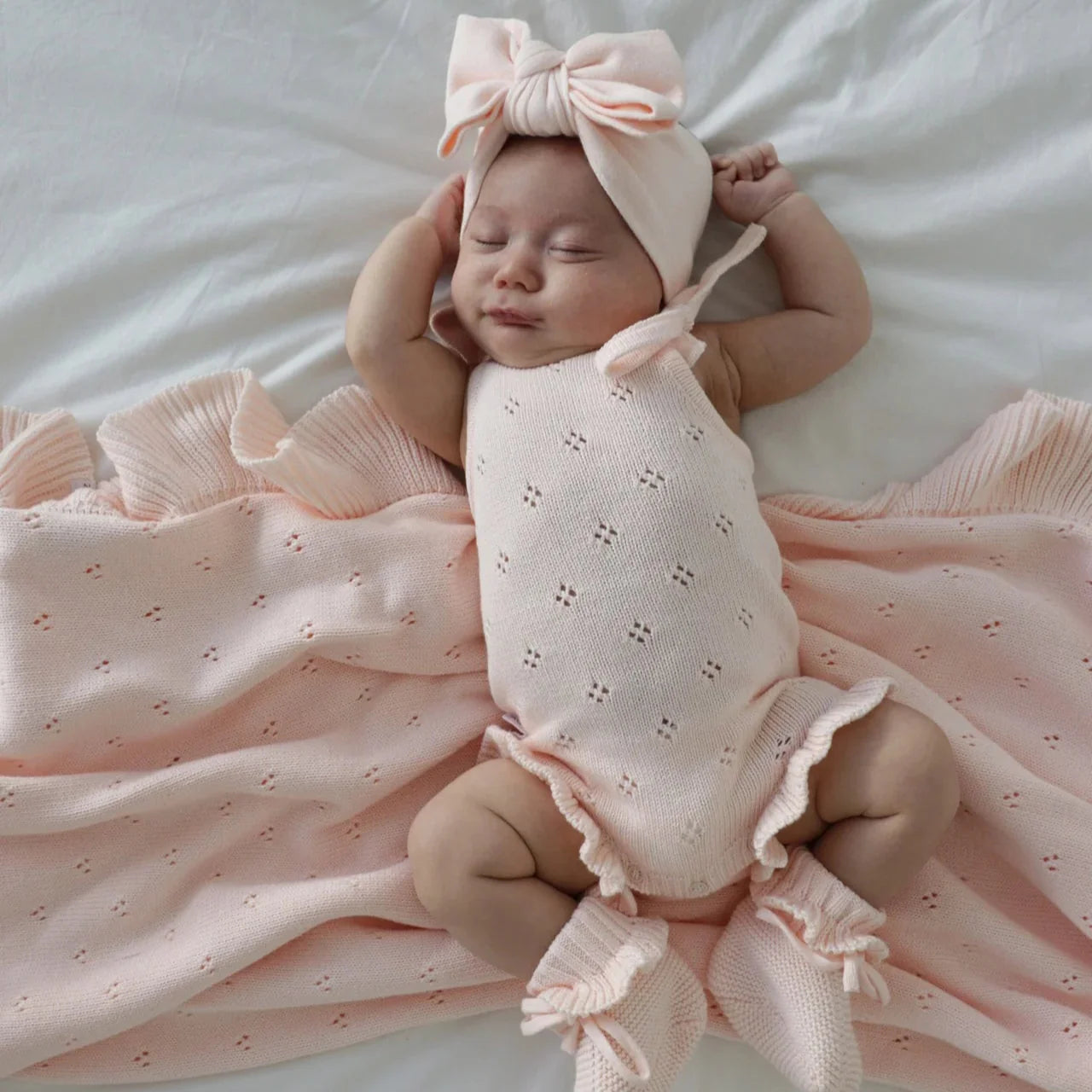 Deken Polly | Baby Blush