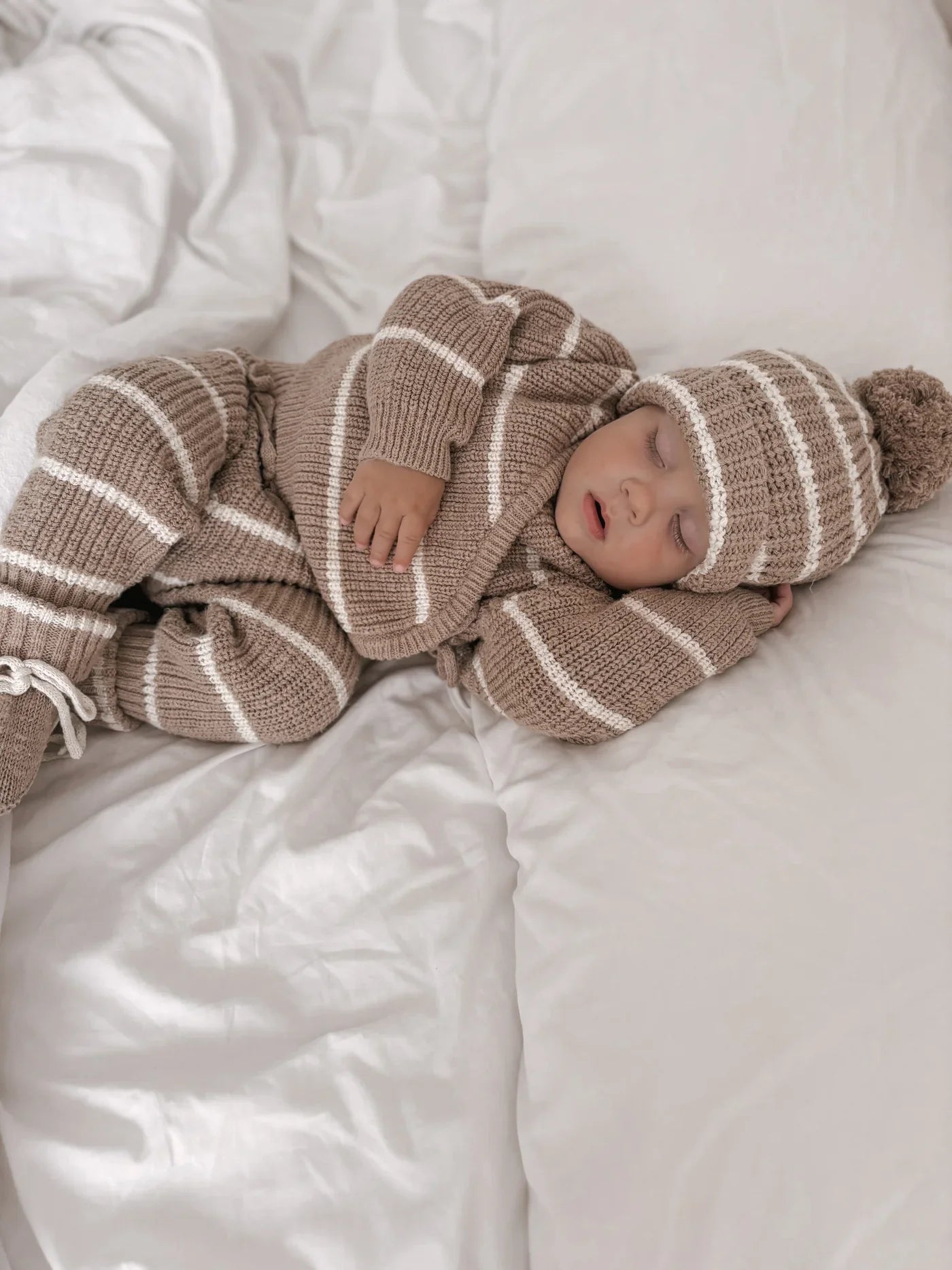 Trui Jule | Sand Stripe