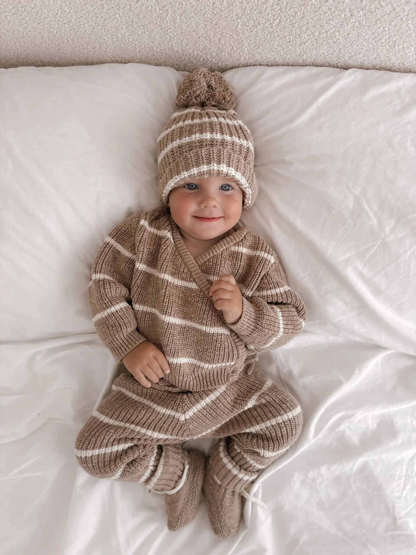 Trui Jule | Sand Stripe