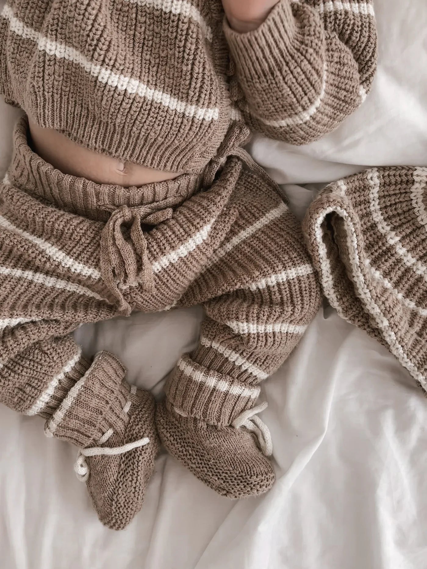 Trui Jule | Sand Stripe