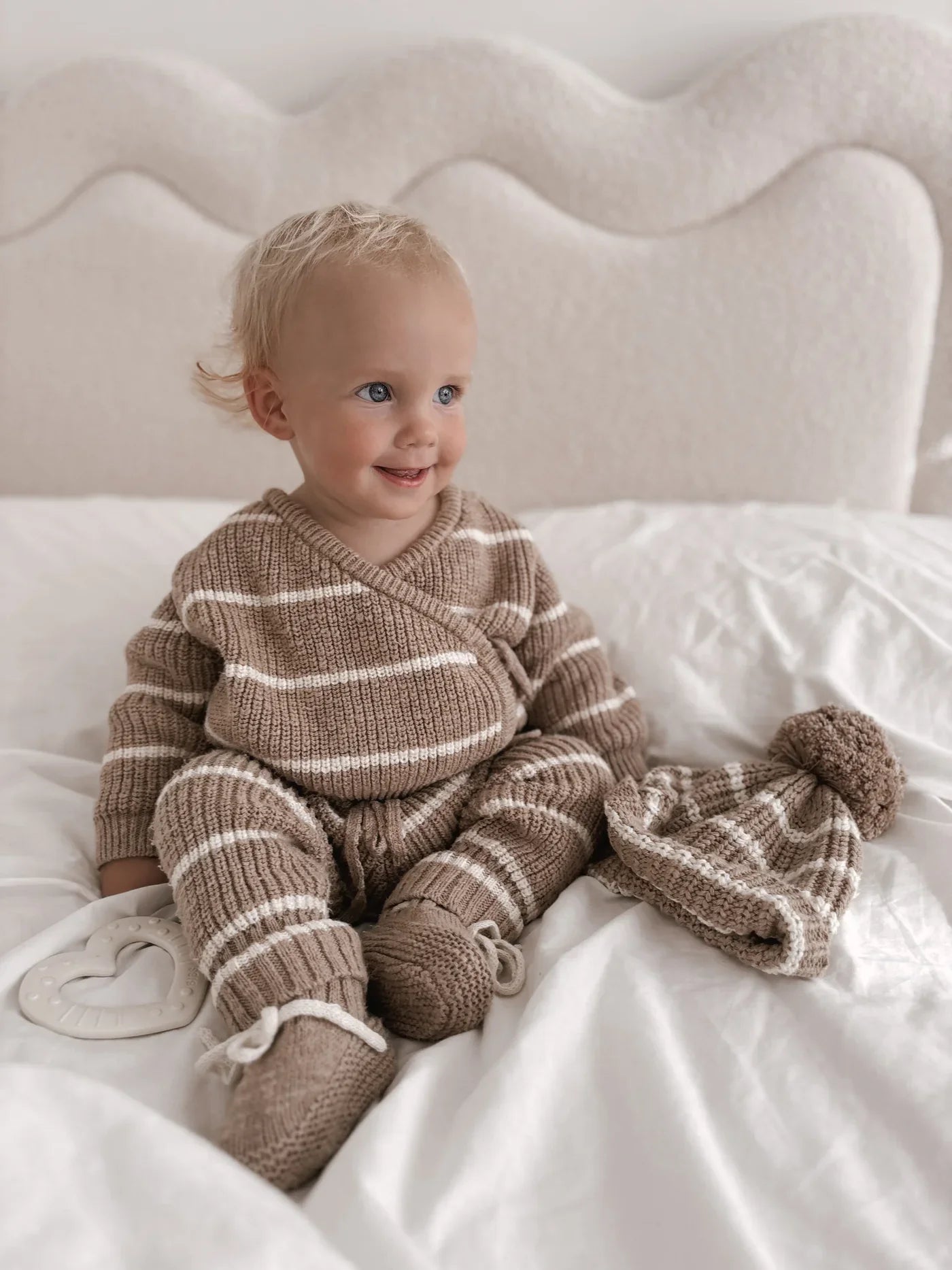 Trui Jule | Sand Stripe